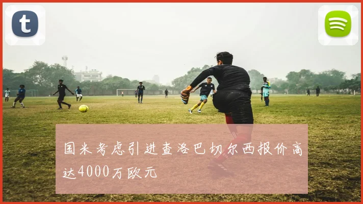 国米考虑引进查洛巴切尔西报价高达4000万欧元